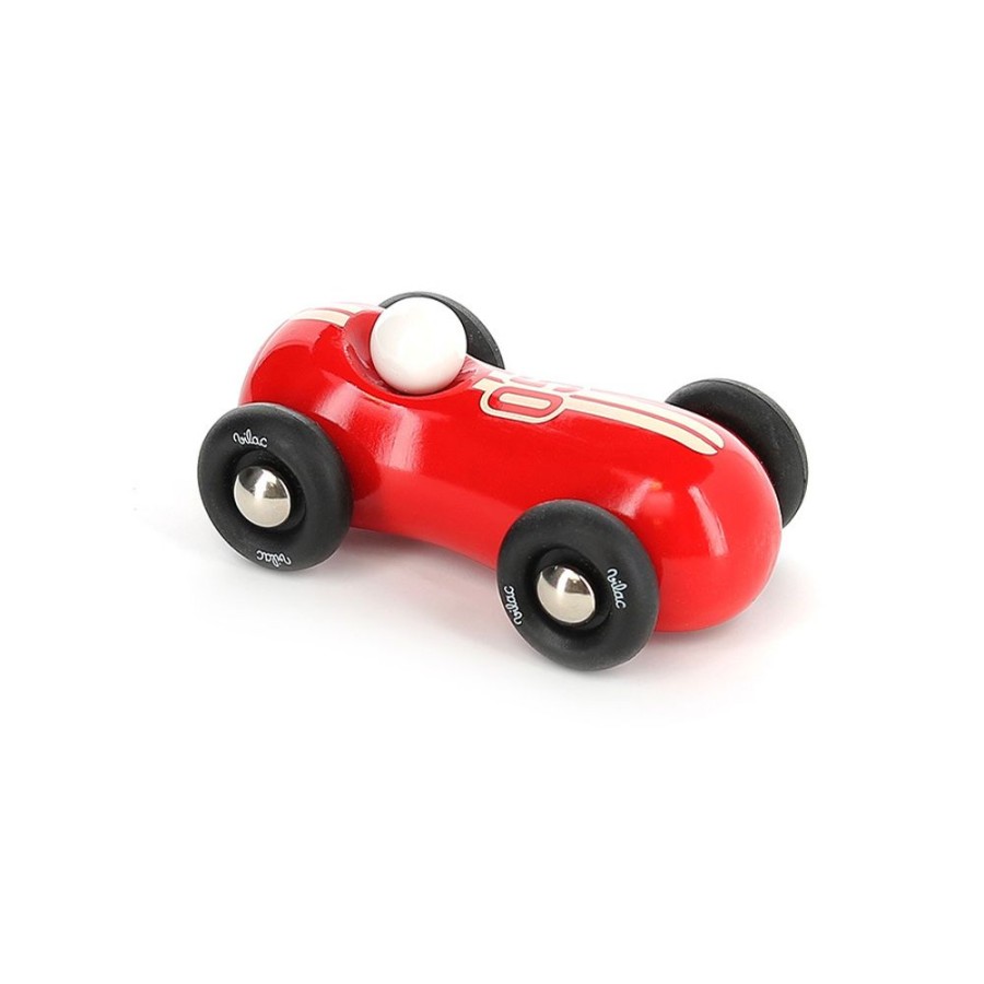 Imitation Vilac | Voiture En Bois, Streamline Vintage Petit Modele Rouge