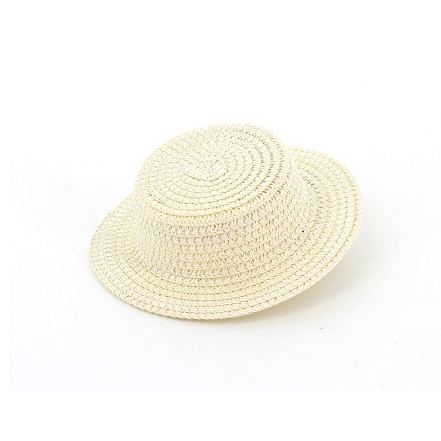 Poupees Petitcollin Vilac Autres Accessoires | Chapeau De Paille Pour Poupee T39 A 48 Cm