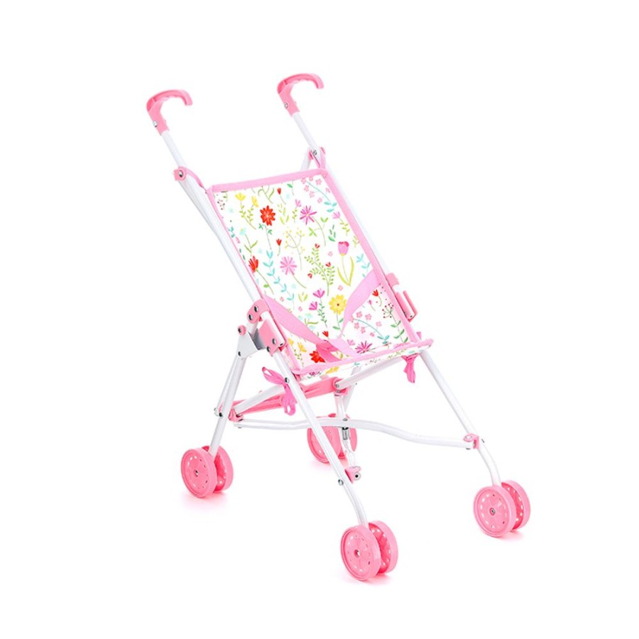 Poupees Petitcollin Vilac Landaus Et Poussettes | Poussette Pour Poupee "Mimosa" (Jusqu'A 52 Cm)