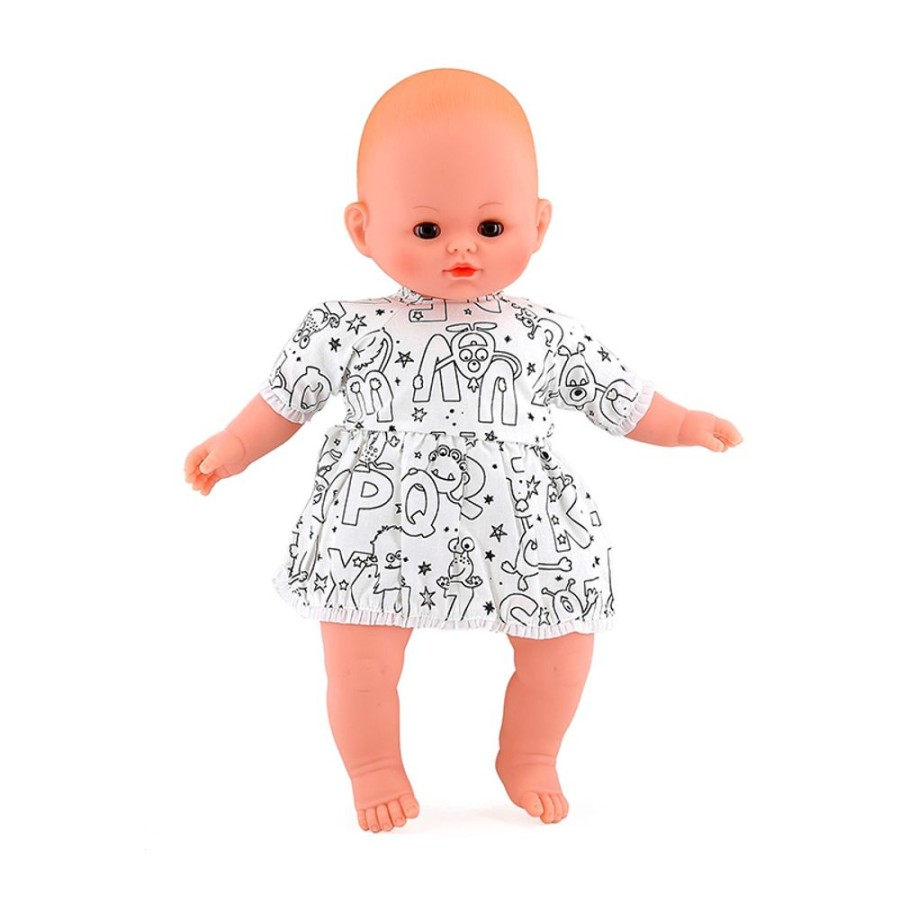 Poupees Petitcollin Vilac Les Grands (36 Cm) | Petit Calin Souple 36 Cm Ma Tenue A Colorier