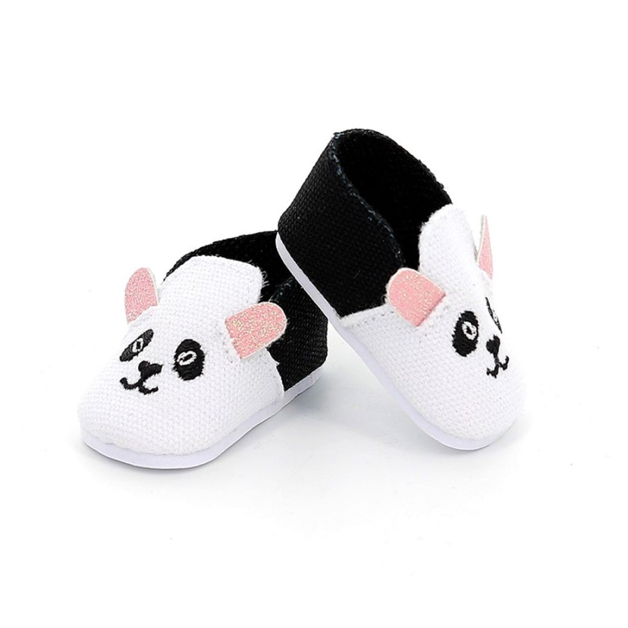 Poupees Petitcollin Vilac Chaussures | Baskets Panda Pour Poupee 34 Cm