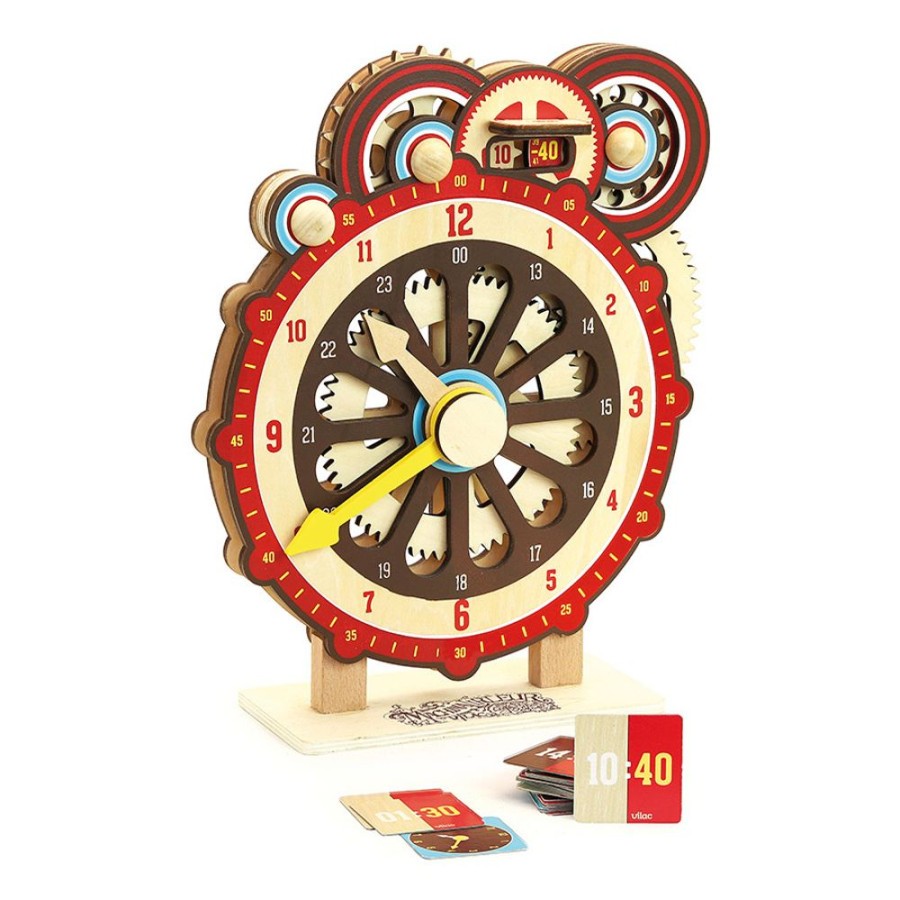 Jeux Vilac | Horloge D'Apprentissage, Machinarlileur