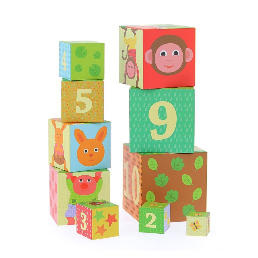 Premier Age Vilac | Cubes Gigognes, Theme Animaux