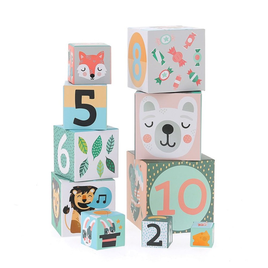 Premier Age Vilac | Cubes Gigognes, Theme Douceur