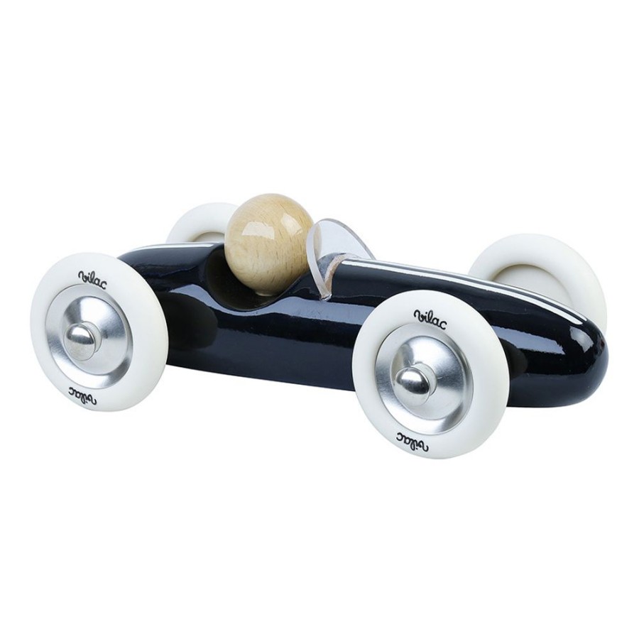 Premier Age Vilac | Voiture En Bois, Grand Prix Vintage Moyen Modele Noire