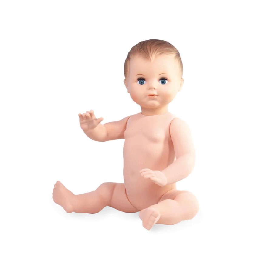 Poupees Petitcollin Vilac | Baigneur Petit Colin 40Cm Jambes Torses Yeux Bleus