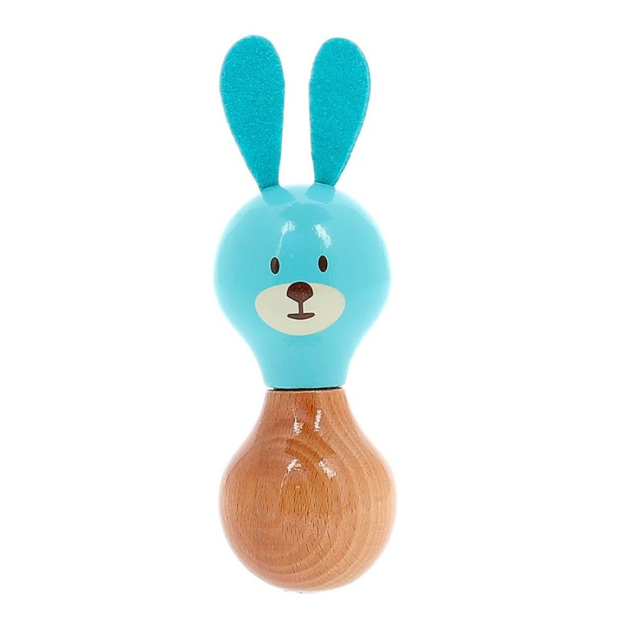 Deco-Cadeaux Vilac | Hochet En Bois Boizoos, Raoul Le Lapin