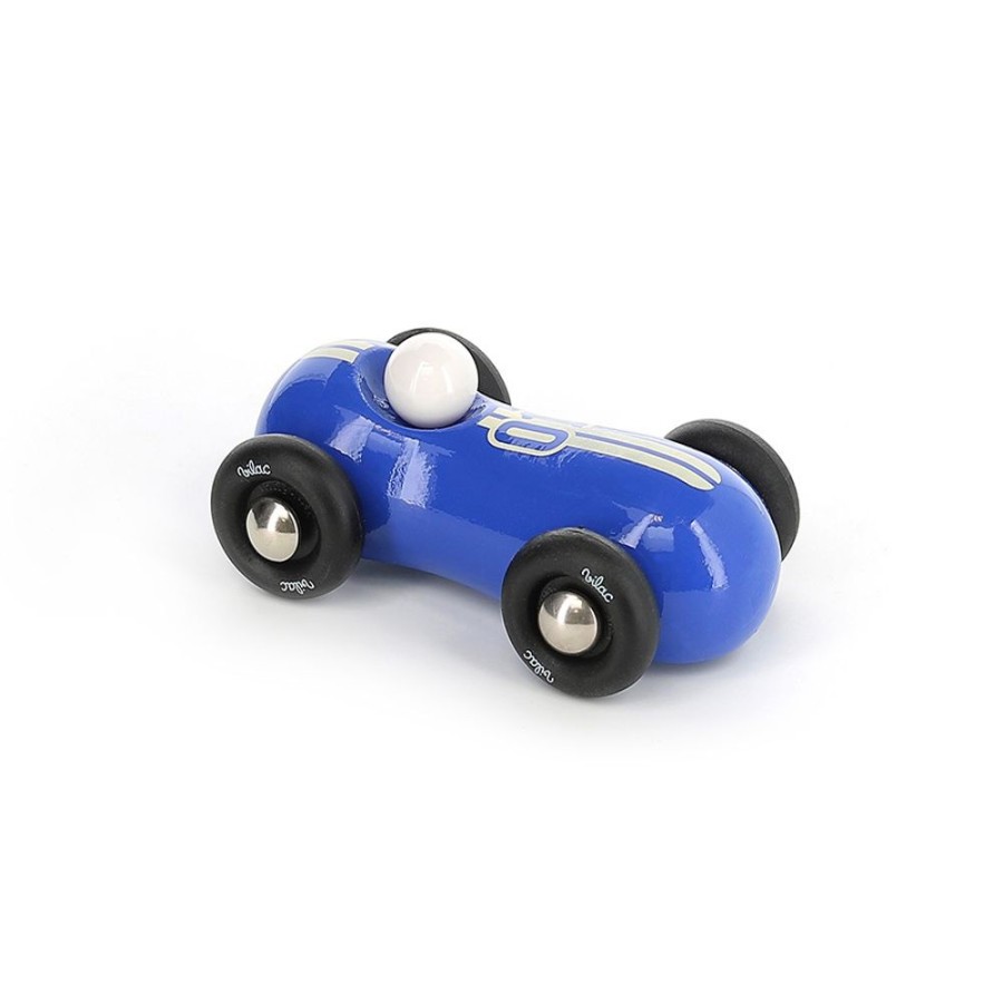 Imitation Vilac | Voiture En Bois, Streamline Vintage Petit Modele Bleu