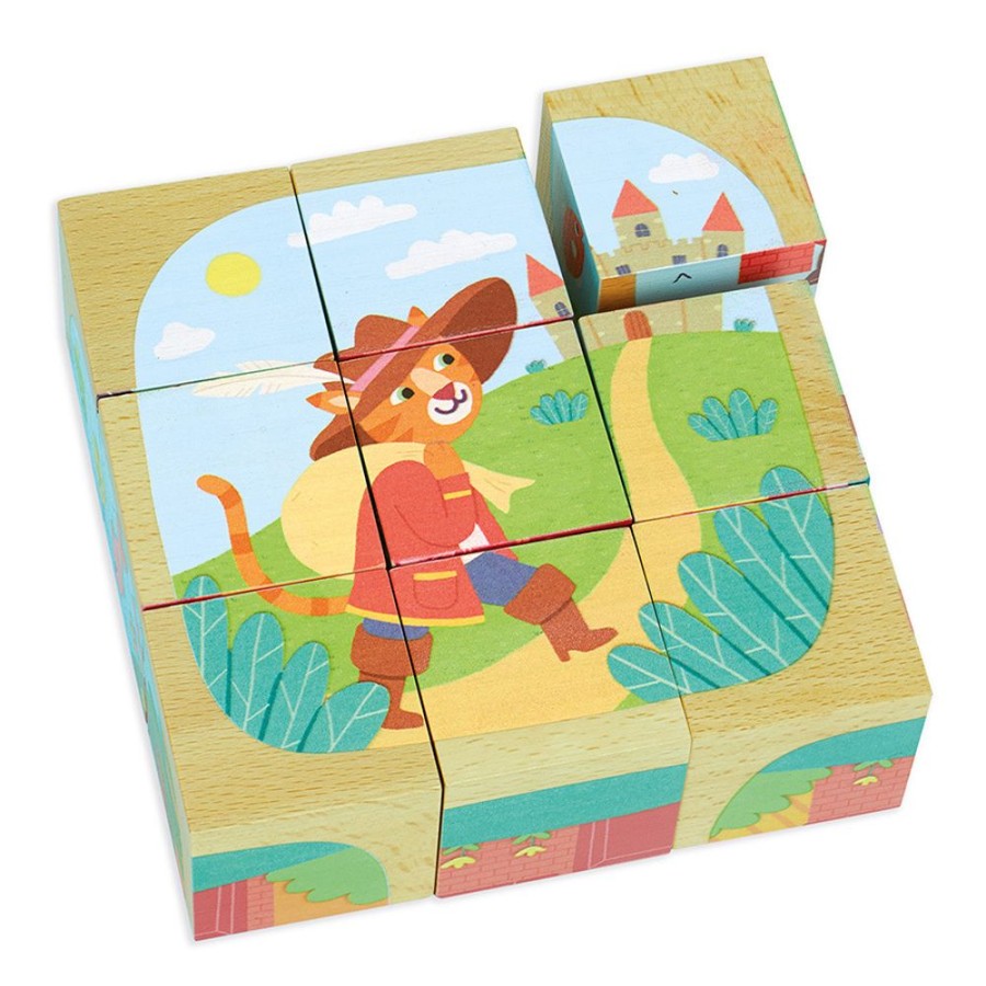 Premier Age Vilac | Cubes En Bois Les Contes