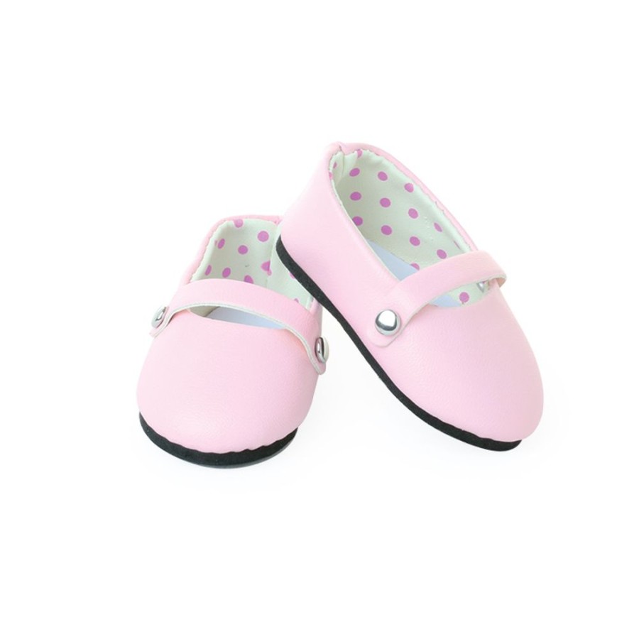 Poupees Petitcollin Vilac | Ballerines Roses Pour Poupee De 39 A 48 Cm