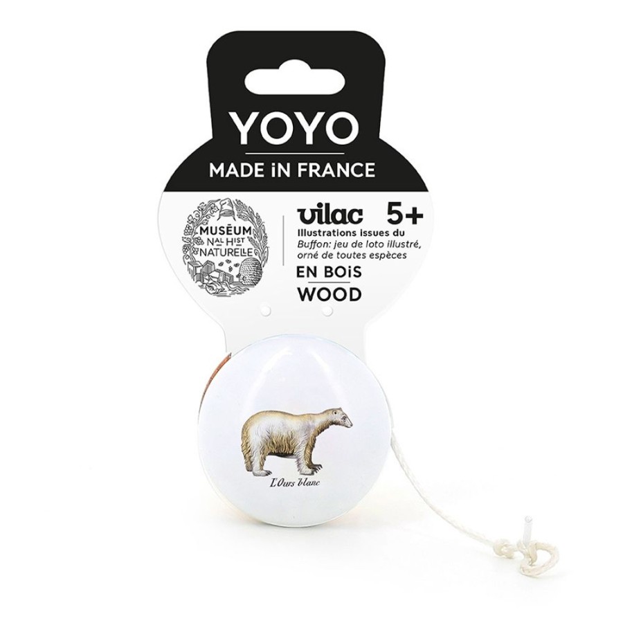 Deco-Cadeaux Vilac | Yoyo Ours Blanc-Museum National D'Histoire Naturelle