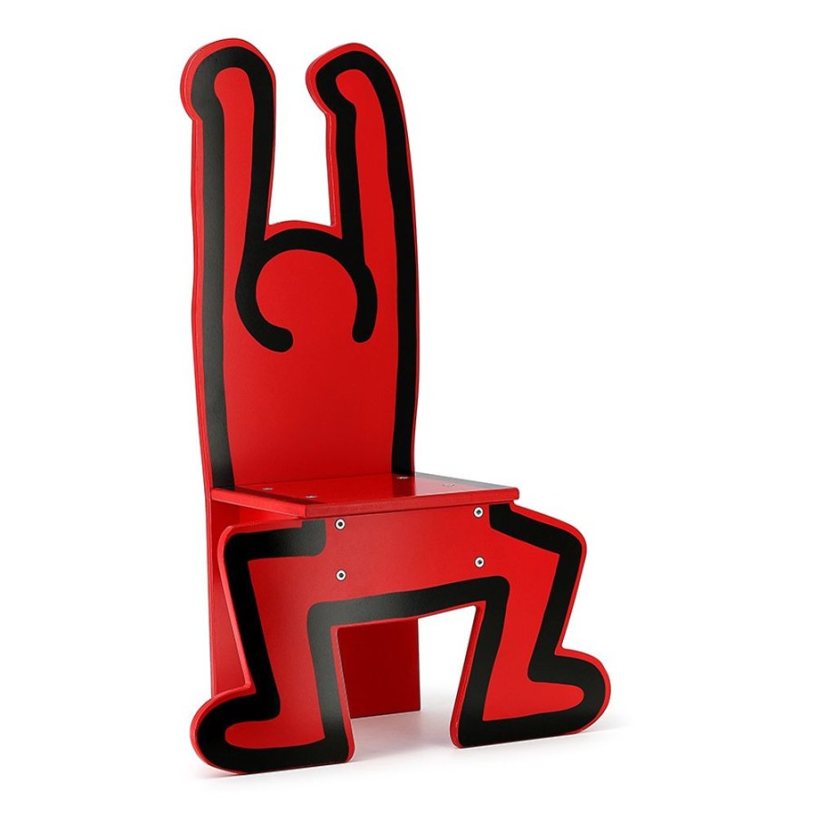 Premier Age Vilac | Chaise Rouge Keith Haring