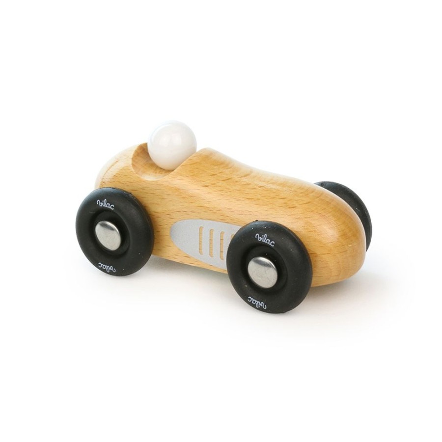 Premier Age Vilac | Voiture En Bois, Old Sport Petit Modele Bois Naturel