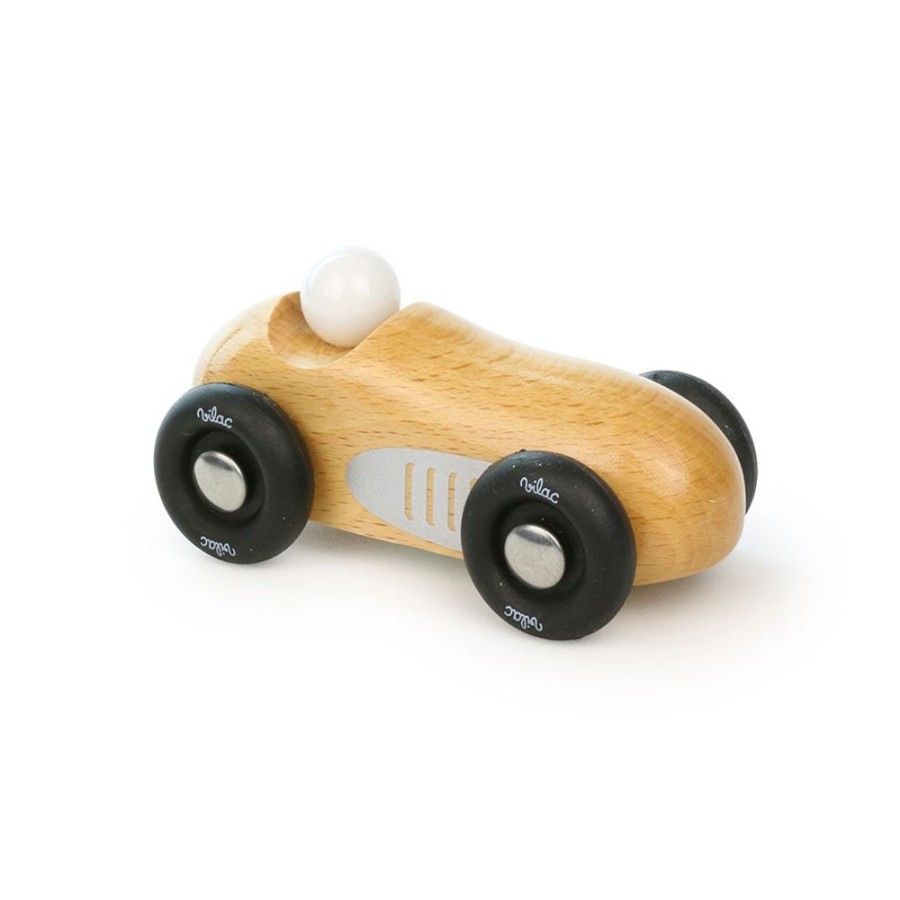 Imitation Vilac | Voiture En Bois, Old Sport Petit Modele Bois Naturel