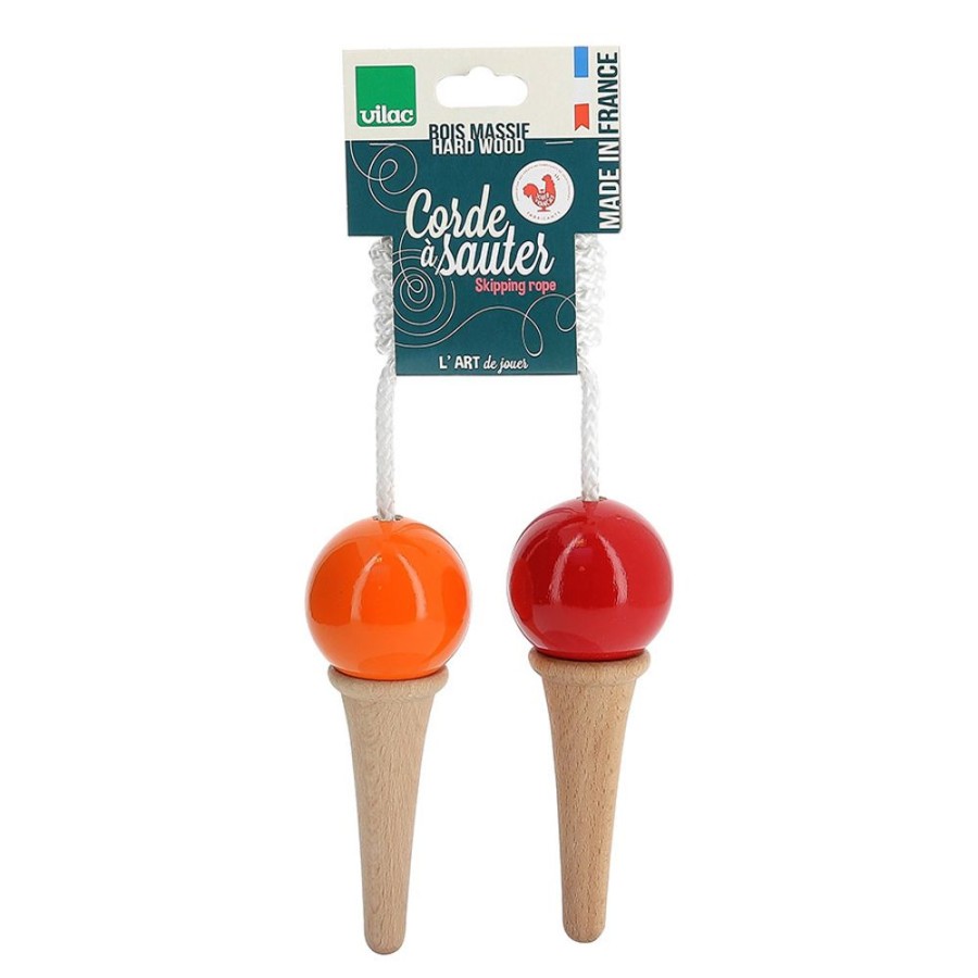 Plein Air Vilac | Corde A Sauter Glace Bi-Gout Rouge