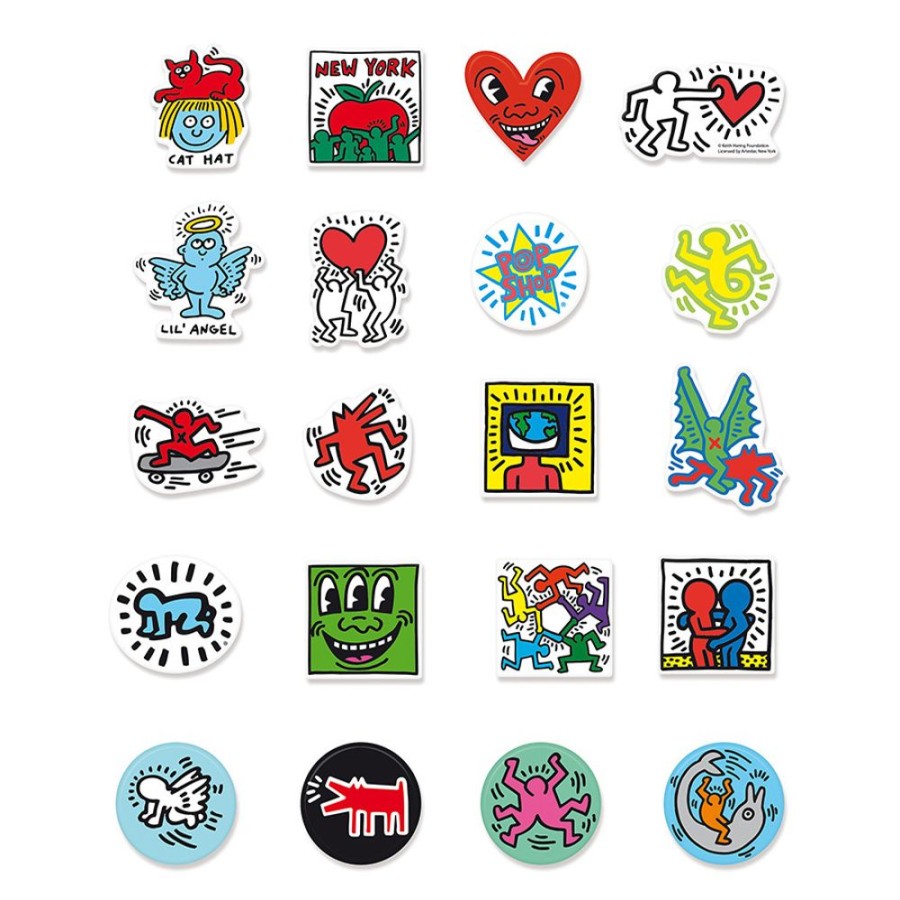 Deco-Cadeaux Vilac | Coffret De 20 Magnets-Keith Haring