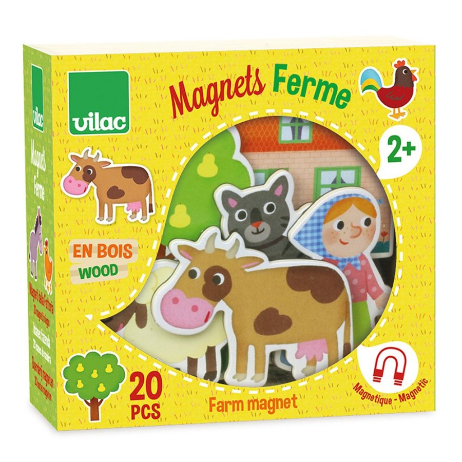 Deco-Cadeaux Vilac | Magnets Ferme