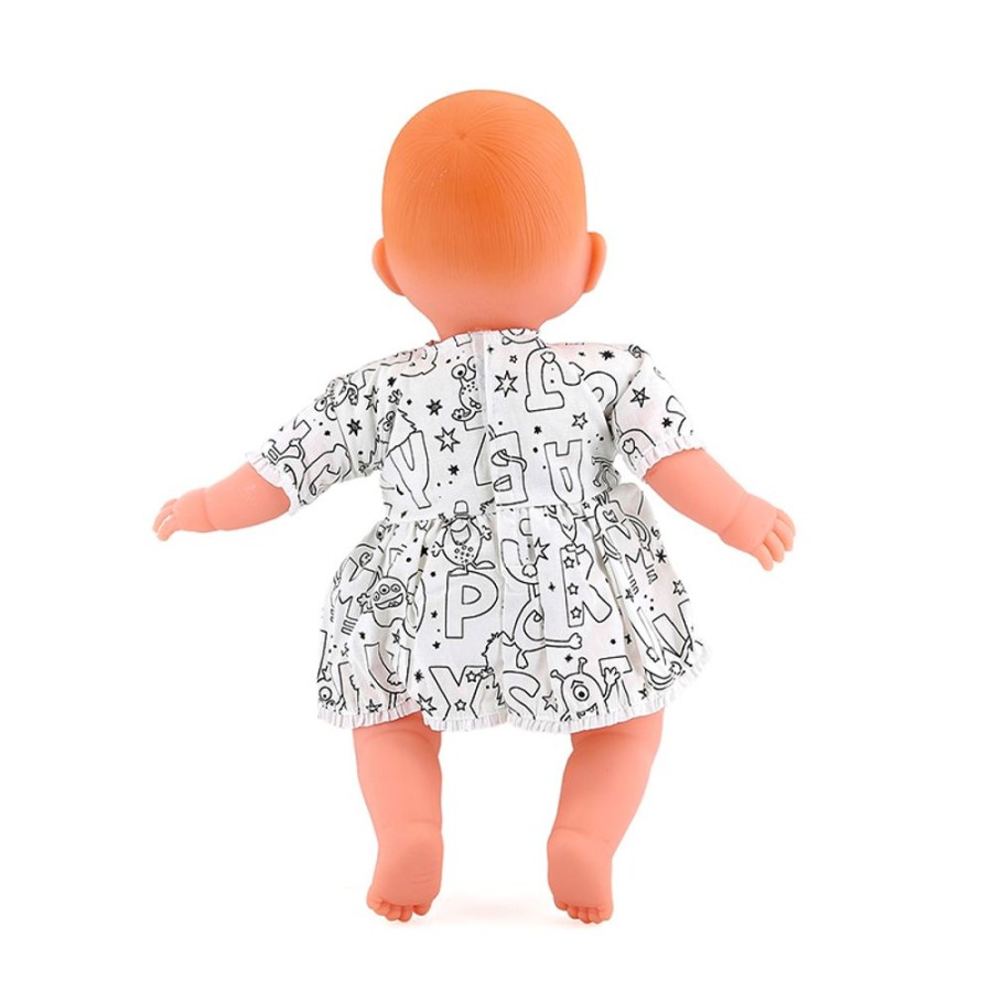 Poupees Petitcollin Vilac | Petit Calin Souple 36 Cm Ma Tenue A Colorier