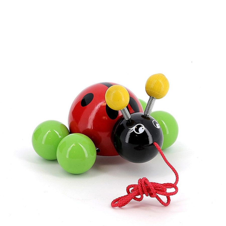 Premier Age Vilac | Jouet A Tirer, Baby Ladybug La Coccinelle