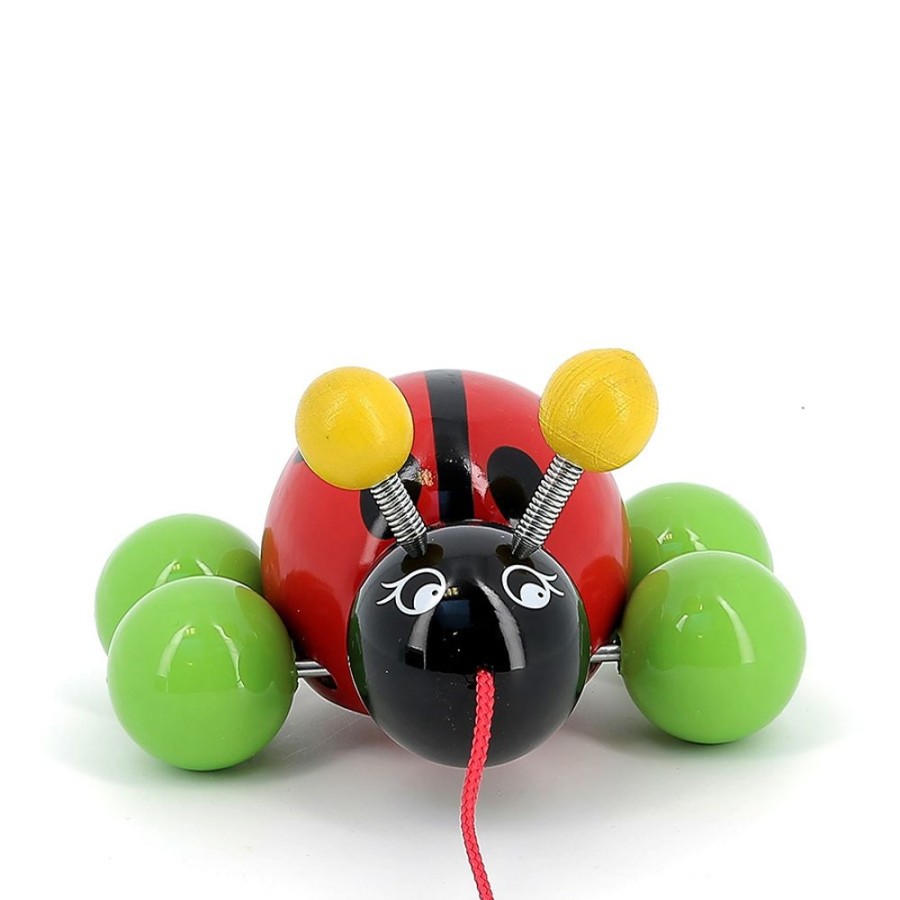 Premier Age Vilac | Jouet A Tirer, Baby Ladybug La Coccinelle