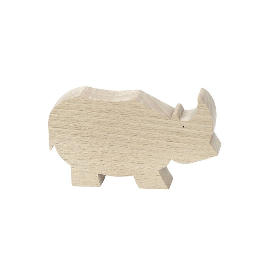 Premier Age Vilac | Figurine En Bois, Rhinoceros