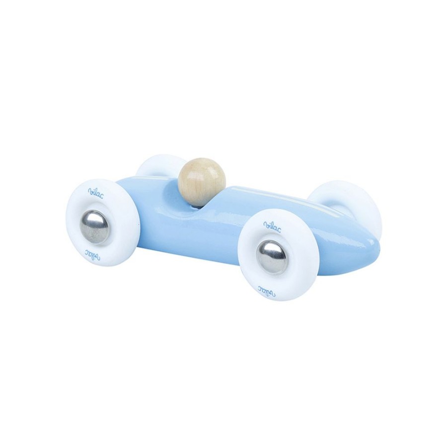 Premier Age Vilac | Voiture En Bois, Grand Prix Vintage Petit Modele Bleue