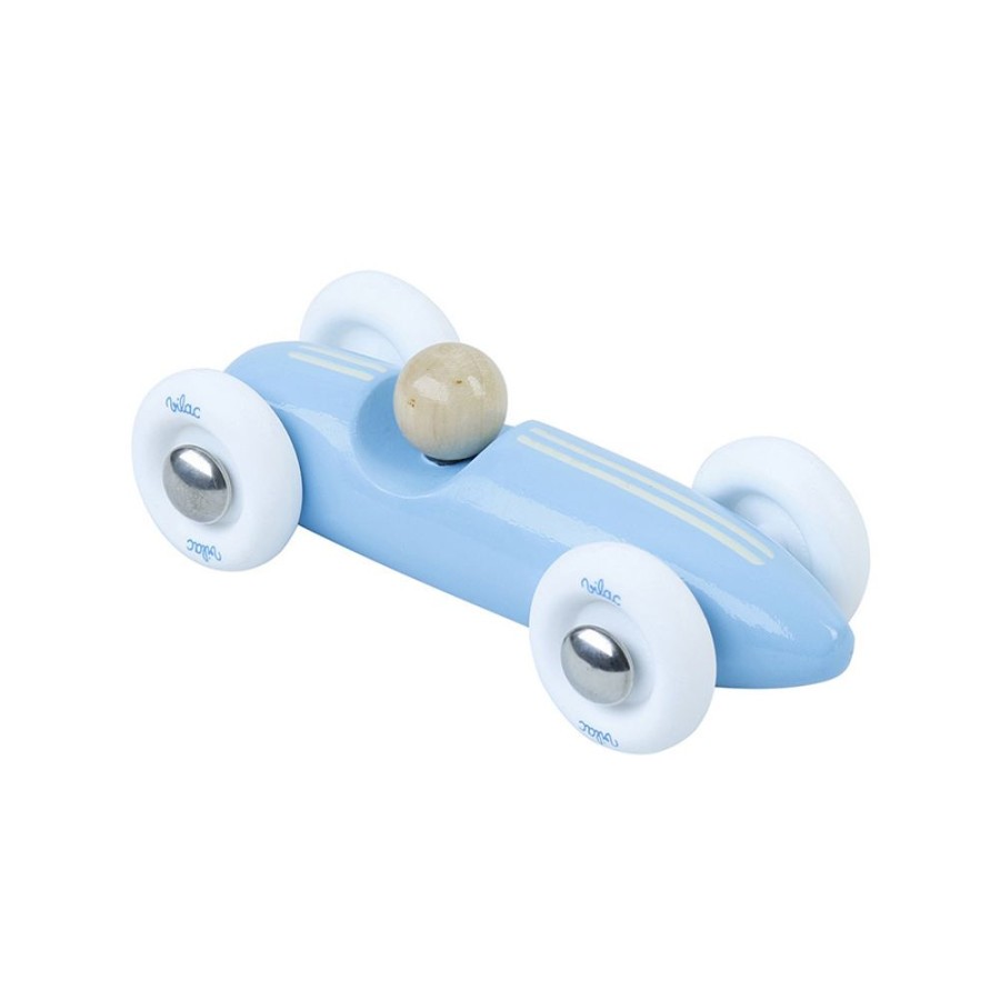 Premier Age Vilac | Voiture En Bois, Grand Prix Vintage Petit Modele Bleue