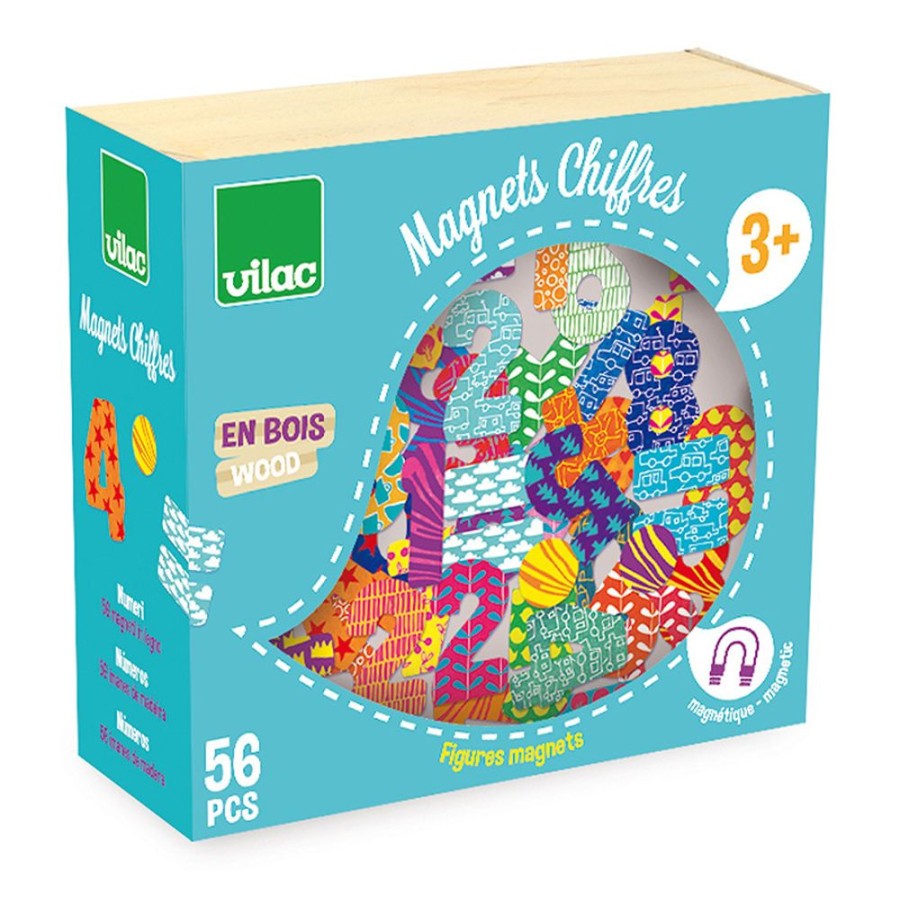 Jeux Vilac | Magnets Chiffres 56 Pcs