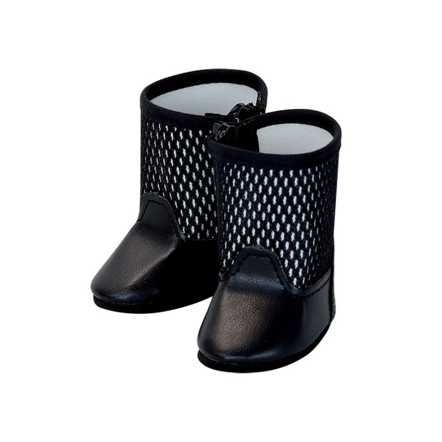 Poupees Petitcollin Vilac | Bottes Noires Pour Poupee De 39 A 48 Cm