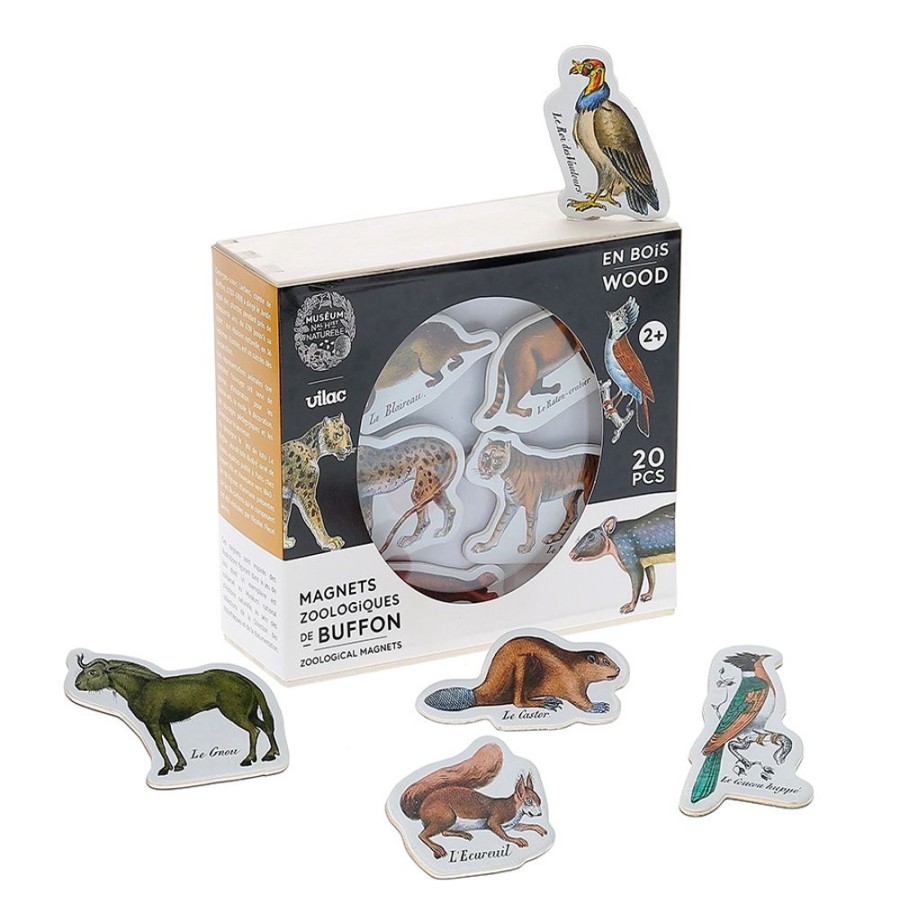 Deco-Cadeaux Vilac | Magnets Zoologiques De Buffon-Museum National D'Histoire Naturelle