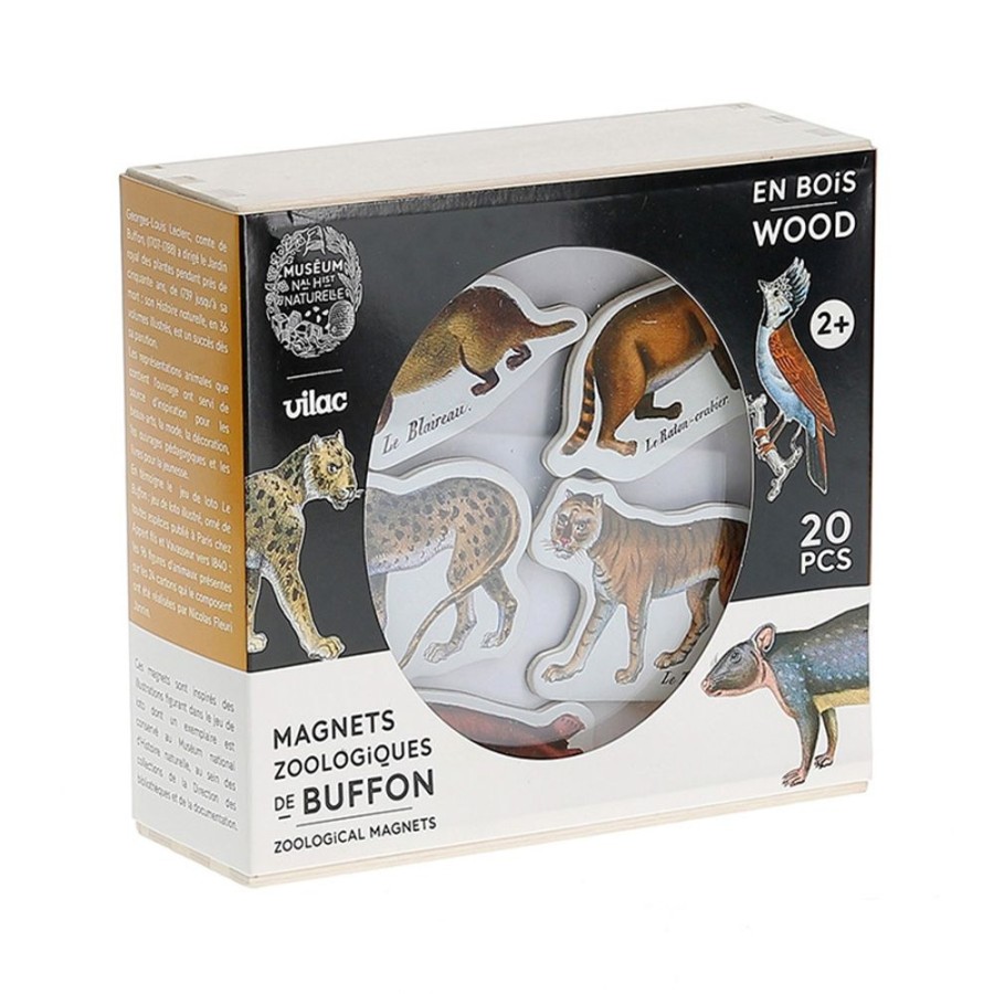 Deco-Cadeaux Vilac | Magnets Zoologiques De Buffon-Museum National D'Histoire Naturelle